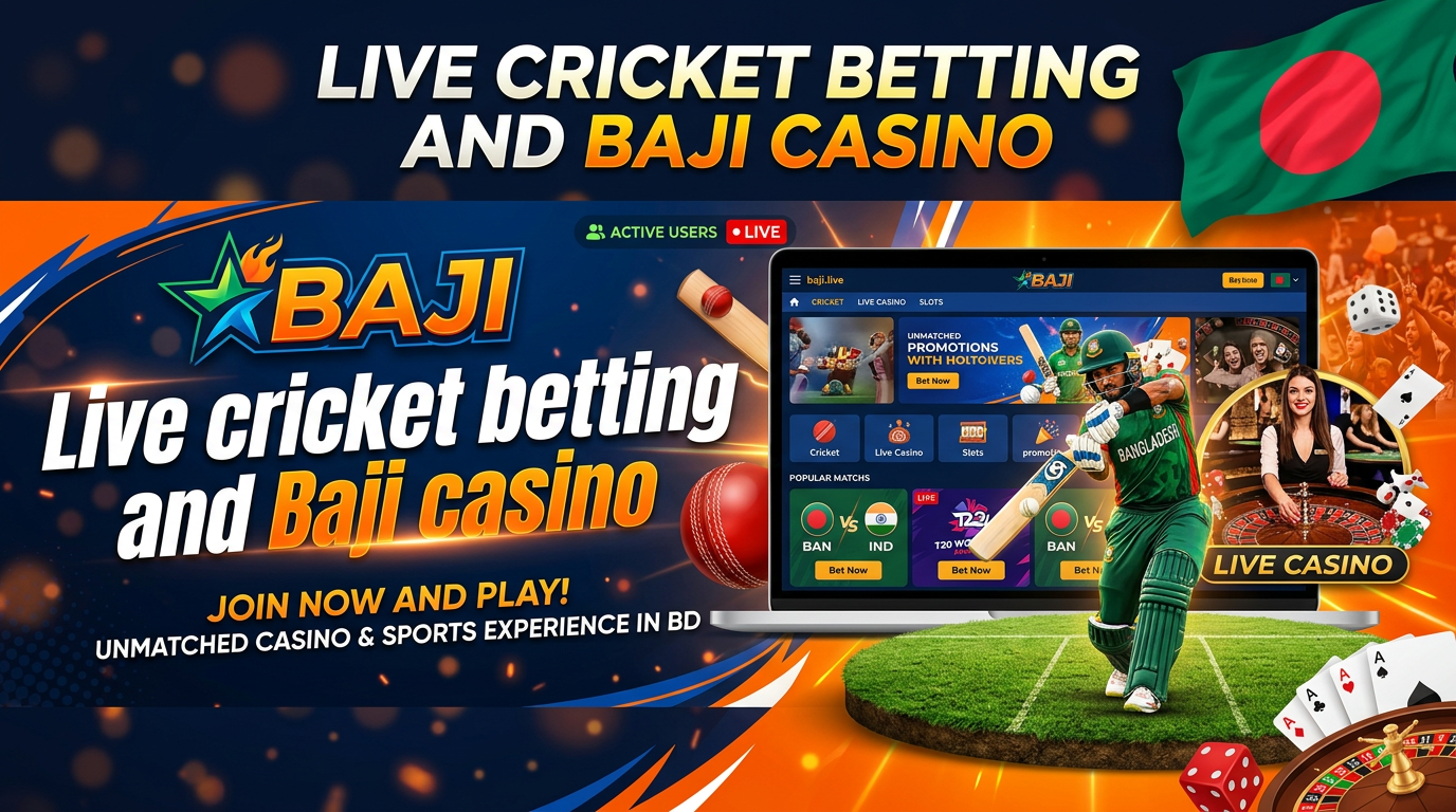 Baji live cricket betting and casino in Bangladesh
